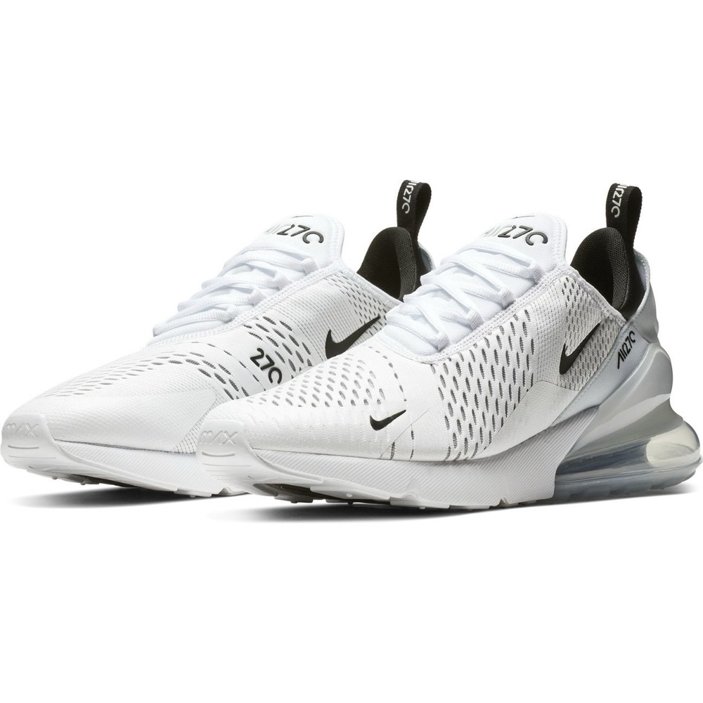 Nike Air Max 270 White Black AH8050 9.5 Women's 8 Men's Running Fashion Comfort
